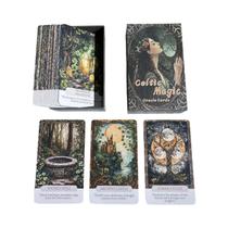 Baralho De Tarot Celtic Magic Oracle Com 50 Lindas Cartas De Profecia De Adivinhação, Jogo De