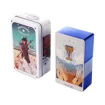 Baralho de Tarot Lucid Dreams - 78 Cartas com Borda Dourada, Caixa de Lata e Guia