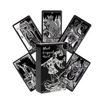 Baralho De Tarot Rider Waite Preto E Branco 78 Cartas Tamanho Pocket Para Iniciantes Jogos De Cartas
