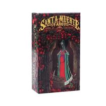 Baralho de Tarot Santa Muerte e Livro dos Mortos - Jogo de Cartas de Oracle