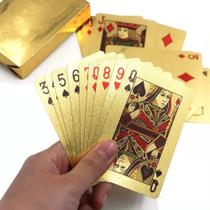 Baralho Dolar Dourado Ouro Folheado A Prova D'agua Poker 54 Cartas Baralho Dolar Dourado Ouro Folheado A Prova D'agua Poker 54 Cartas