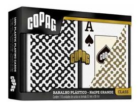Baralho Duplo Plástico Naipe Grande Class Oficial Copag Truco Poker Profissional