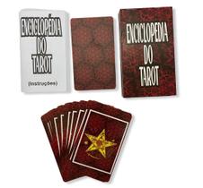 Baralho Enciclopédia do Tarot 24 cartas com manual explicativo