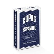 Baralho espanhol azul naipe espanhol copag cartas jogo truco