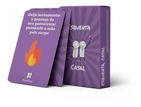 Baralho Esquenta Casal 55 desafios picantes jogo Adulto para casais noites apimentadas e diversão a dois