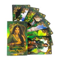 Baralho Magia Cigana Esmeralda Verde 36 Cartas Gui Completo Manual