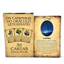 Baralho os Caminhos do Oráculo Lenorman com 36 cartas