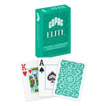 Baralho Plástico Elite Verde Copag 55 Cartas Naipe Grande VR