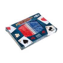 Baralho Plástico Pop Estojo C/ 2 Baralhos C/ 54 Cartas
