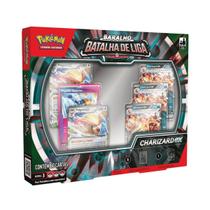 Baralho Pokémon Charizard EX com 60 Cartas (6 Holográficas) e Código Online para Jogo