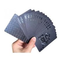 Baralho Preto Dollar Poker Cartas Jogos Prova D'agua - Jogo