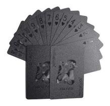 Baralho Preto Dollar Poker Cartas Jogos Prova D'Água