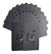 Baralho Preto Sofosticado Poker Truco cards Impermeavel jogos mesa Baralho Preto Sofosticado Poker Truco cards Impermeavel jogos mesa