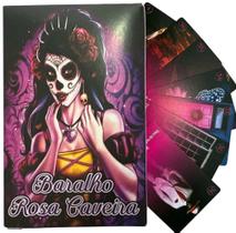 Baralho Rosa Caveira 36 Cartas Autoconhecimento Orientação Energia Espiritual