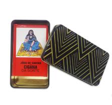 Baralho Tarô Cigana da Sorte Lenormand 36 cartas Com Caixa Baralho Tarô Cigana da Sorte Lenormand 36 cartas Com Caixa