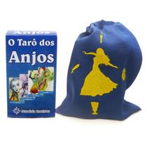 Baralho Tarô dos Anjos c/ Manual Bolsa Cigana Brinde