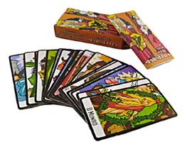Baralho Taro Marselha 22 Cartas + 1 Livreto De Instruções Baralho Taro Marselha 22 Cartas + 1 Livreto De Instruções