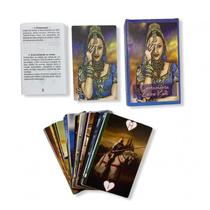 Baralho Tarot Cartomante Zaira Kalli Azul 36 Cartas