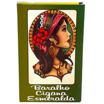 Baralho Tarot Cigano Cigana Esmeralda 36 Cartas e Livreto Explicatório