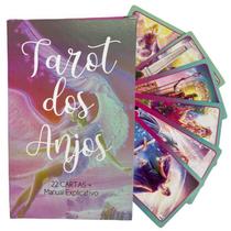 Baralho Tarot dos Anjos novo 22 Cartas coloridas com manual