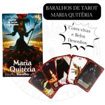 Baralho Tarot Maria Quitéria Pomba Gira 36 Cartas com Manual