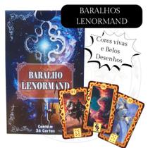 Baralho Tarot Oráculo Místico Lenormand Cigano 36 Cartas Manual