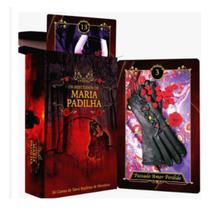 Baralho Tarot Os Mistérios de Maria Padilha Pomba Gira com 36 cartas plastificadas e Revista/Manual Grande Colorido