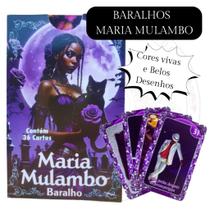 Baralho Tarot Pomba Gira Maria Mulambo com Manual 36 Cartas