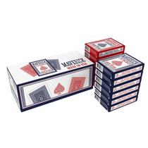 Baralhos Maverick 12 Pacotes Índice Jumbo Vermelho e Azul Baralhos Maverick 12 Pacotes Índice Jumbo Vermelho e Azul