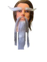 Barba Bigode Sobrancelha Grisalho Falso Mestre Shaoli KungFu Barba Bigode Sobrancelha Grisalho Falso Mestre Shaoli KungFu