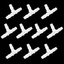 Barba de mangueira de plástico em forma de T com encaixe em T 3/16 Hose Barb (x10) Barba de mangueira de plástico em forma de T com encaixe em T 3/16 Hose Barb (x10)