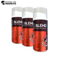 Barba de Respeito Kit com 3 Unidades Blend Original para Crescimento de Barba 30ML