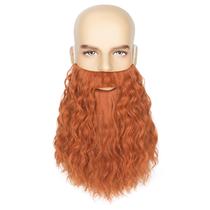 Barba e bigode Yan Dream Men Long Curly Ginger Red Barba e bigode Yan Dream Men Long Curly Ginger Red