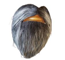 Barba Falsa Grisalha Mago/ Rei Fantasia