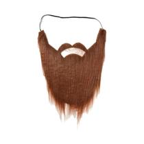 Barba Falsa Marrom De Halloween, Cabelo Facial Engraçado Para Disfarce, Jogo, Festa De Dança,