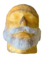 Barba Falsa Postiça Grisalha Loira Cabelo Natural + Bigode Barba Falsa Postiça Grisalha Loira Cabelo Natural + Bigode