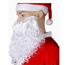 Barba Papai Noel Branca Para Fantasia Natal