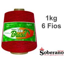 Barbante 1 kg Fio 6 Soberano Bordo crochê trico Barbante 1 kg Fio 6 Soberano Bordo crochê trico
