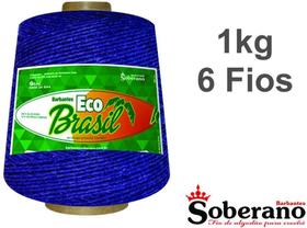 Barbante 1 kg Fio 6 Soberano Roxo crochê trico