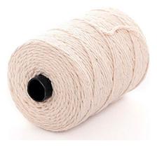 Barbante 100% Algodão Cru 4/6 Rolo Com 140 Metros