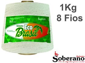 Barbante 1kg Fio8 Soberano CRU crochê trico Color