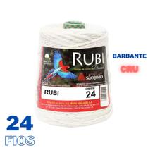 Barbante 24 Fios Cru Rubi São João, 1Kg - 282 Metros