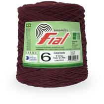 Barbante 717m Cor 84 Vinho N6 Fial