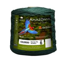 Barbante Amazonia 2kg Fio 6 Crochê Tricô - Textil São João