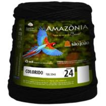 Barbante Amazonia 4/24 1Kg Spesso Preto 05 São João - São João Textil