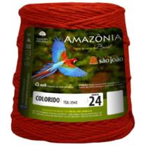 Barbante Amazonia 4/24 1Kg Spesso Vermelho 13 São João - São João Textil