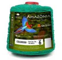 Barbante Amazônia 4/6 2kg Verde Bandeira cor 30 - São João