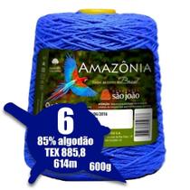 Barbante Amazonia 4/6 600g 614m Azul Royal 06 São João - São João Textil