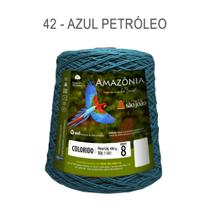 Barbante amazônia cor 42 ( petróleo ) fio 8
