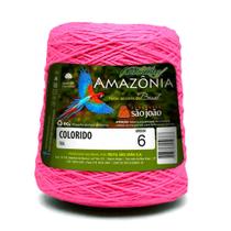 Barbante Amazônia Nº 6 com 600g São João - Cor 19 Pink